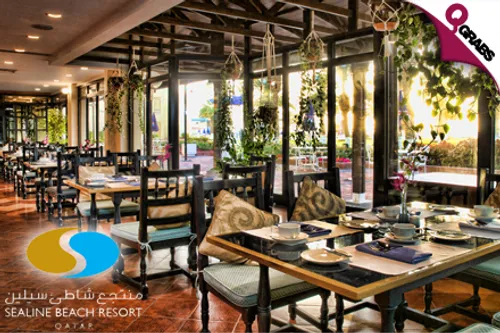 For QR37 Kids/QR112 Adults, Enjoy a scrumptious Brunch Buffet PLUS an All Day Facility Access to Sealine Beach Resort (QR75/QR224 Value)
